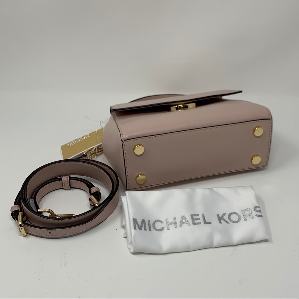 Michael Michael Kors Small Lt Pink Leather Satchel - Picture 4 of 16